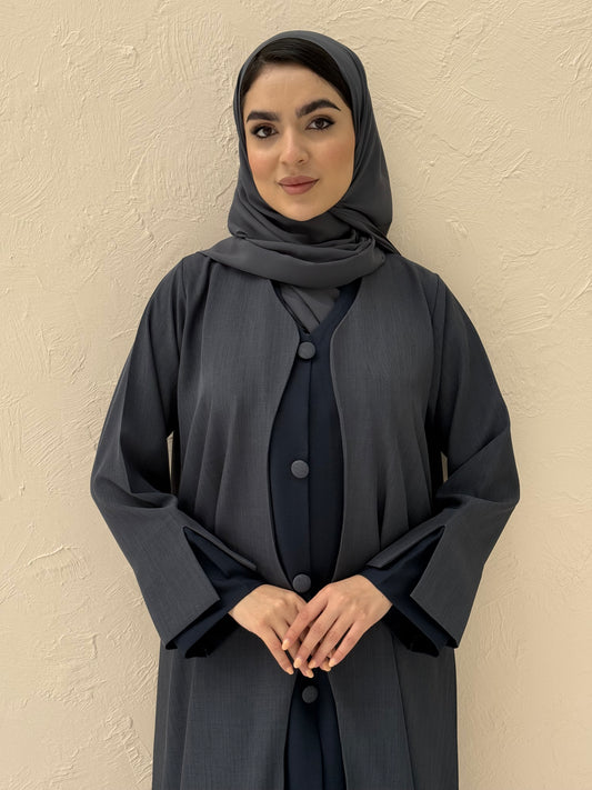 O 312 Layered Dress Abaya