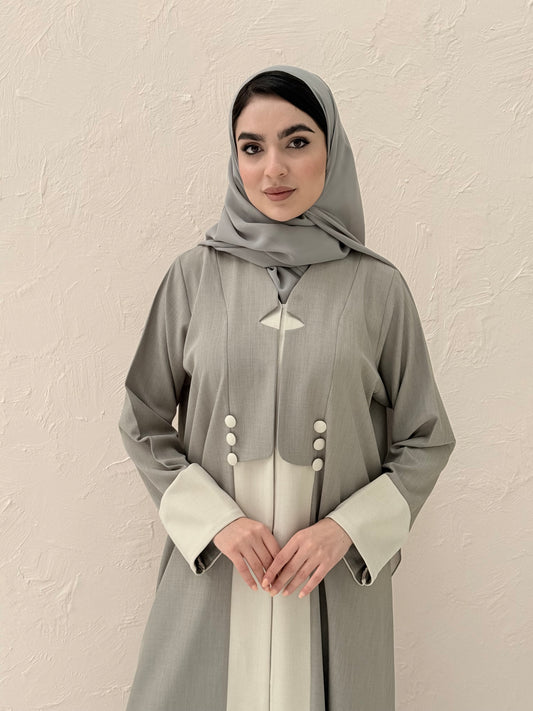 O 309 Linen Daily Abaya