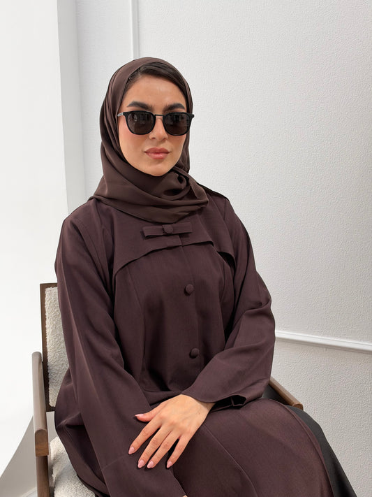O366 bow abaya 🎀