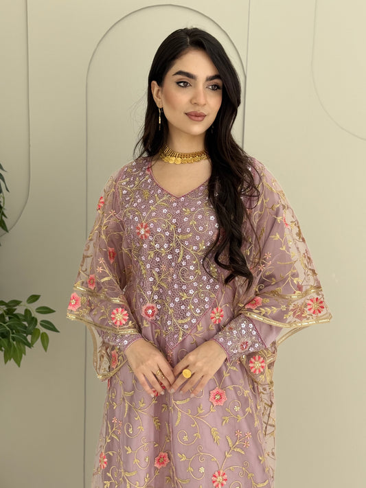 O 218 Emirati Bloom Couture Dress