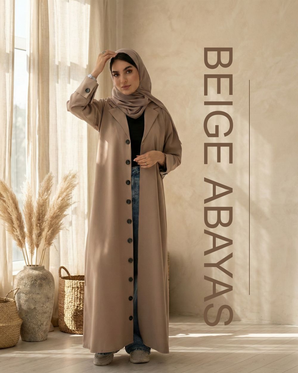 BEIGE ABAYAS