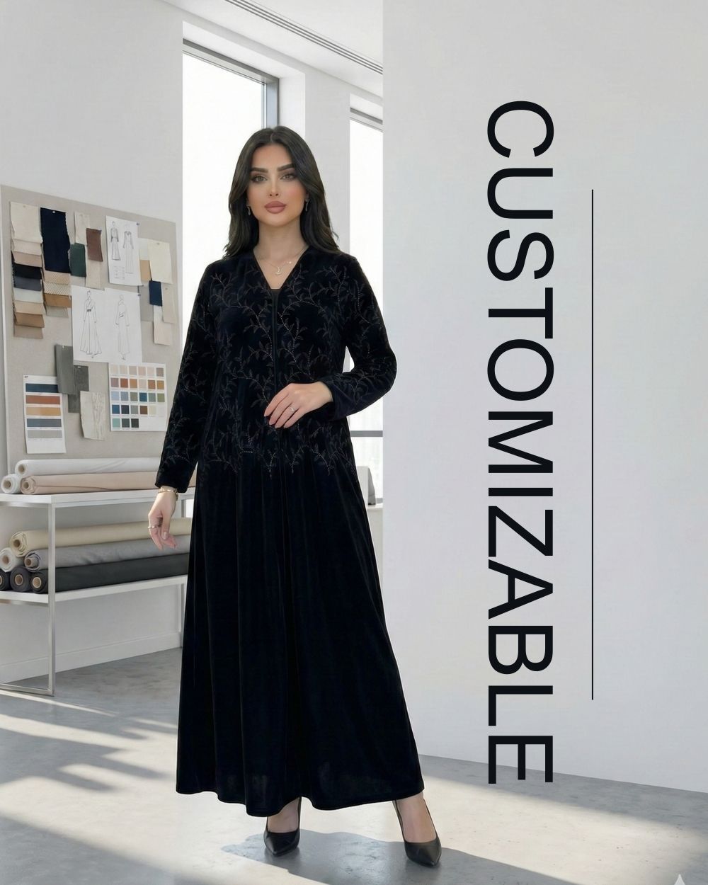 CUSTOMIZABLE ABAYAS