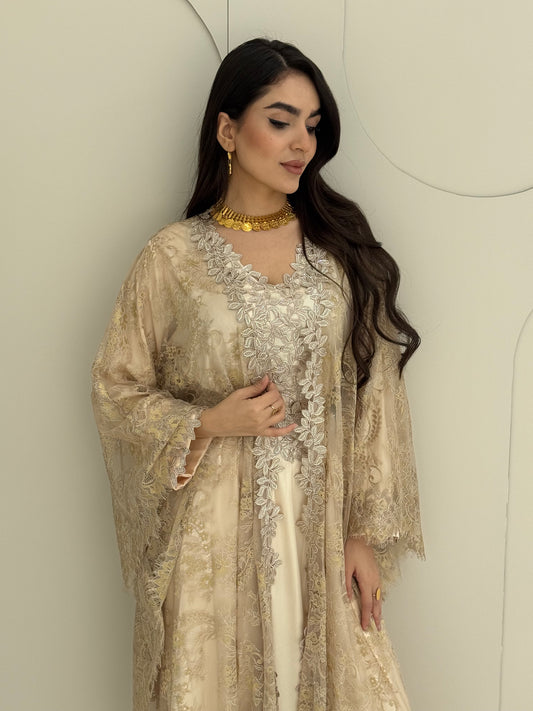 O 320 French Lace Royale Couture Dress