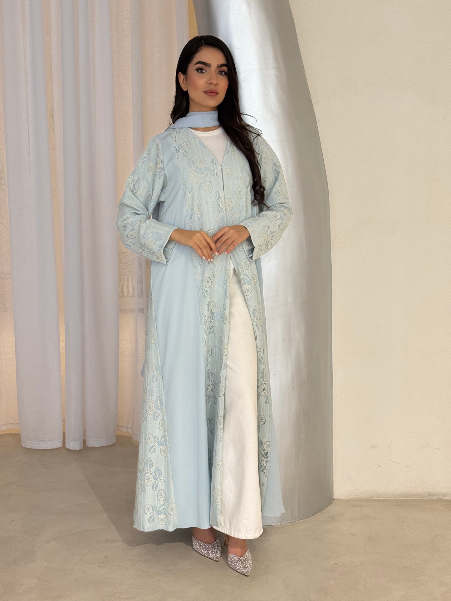 O 357    Soft Flow Abaya🌿