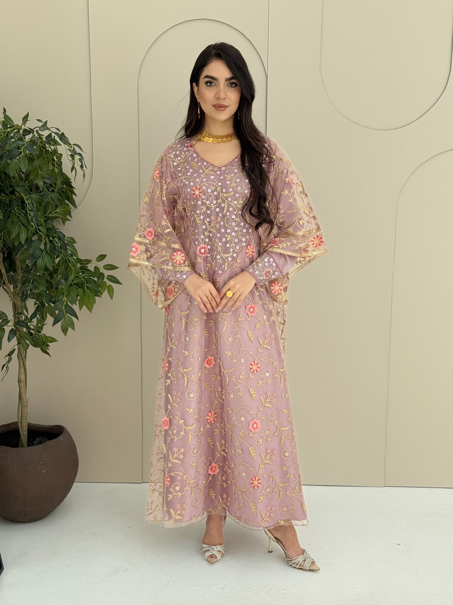 O 218 Emirati Bloom Couture Dress
