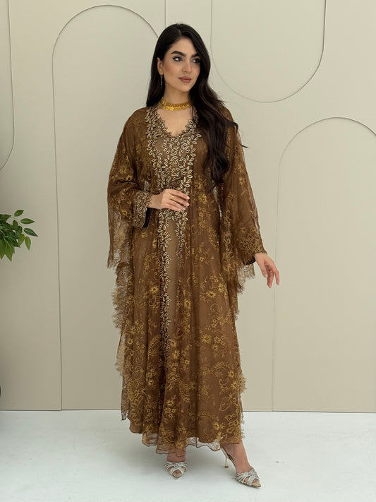 O 320 French Lace Royale Couture Dress