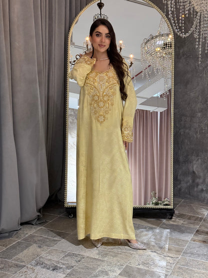 O 328 ✨ Embroidered Mukhawar Luxe Dress ✨