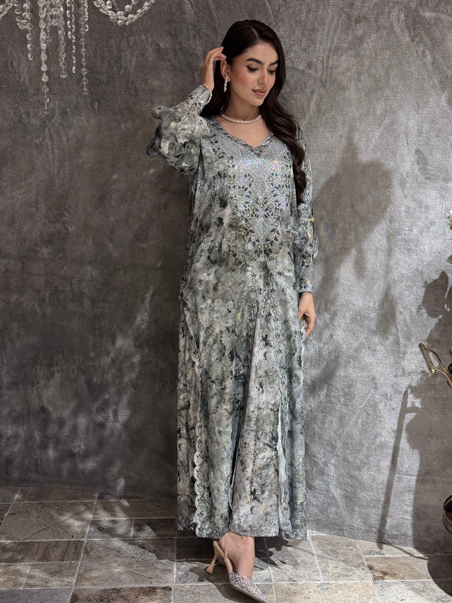 O 328 Élora Satin Chiffon Set ✨