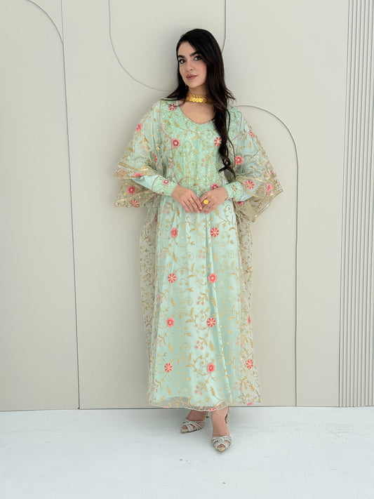 O 218 Emirati Bloom Couture Dress