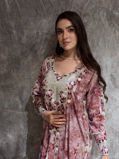 O 328 Élora Satin Chiffon Set ✨
