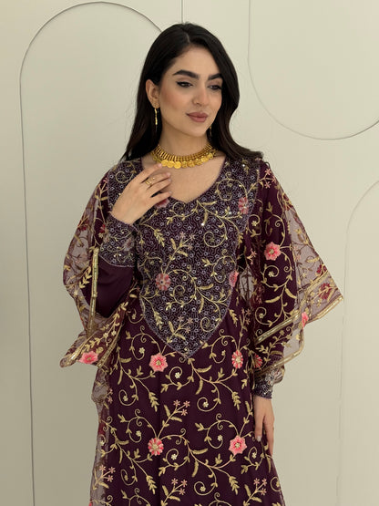O 218 Emirati Bloom Couture Dress