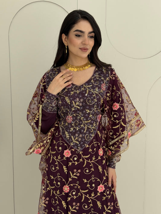 O 218 Emirati Bloom Couture Dress