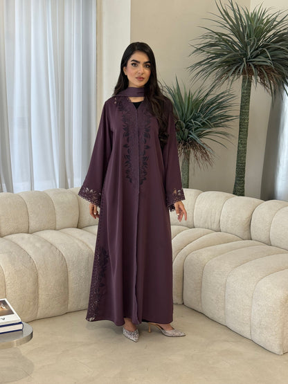 O 354  Luna Summer Abaya 💛