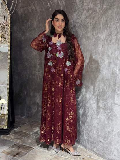 O 327 ✨ French Dantel Lace Dress ✨
