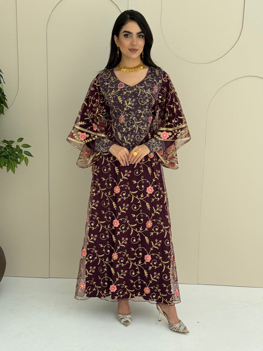 O 218 Emirati Bloom Couture Dress