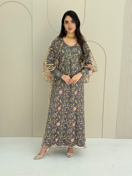 O 218 Emirati Bloom Couture Dress