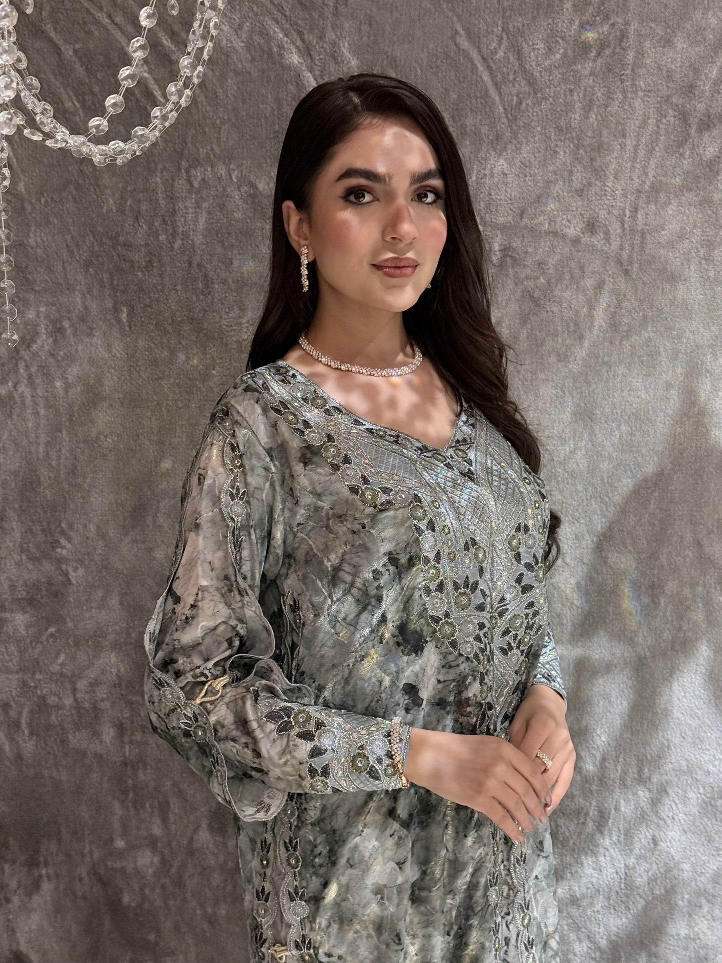 O 328 Élora Satin Chiffon Set ✨