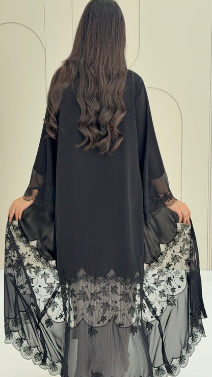 O 316 Nada Noir Couture Abaya
