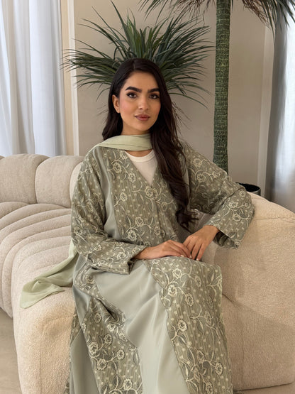 O 357    Soft Flow Abaya🌿