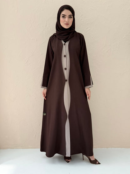 O 312 Layered Dress Abaya