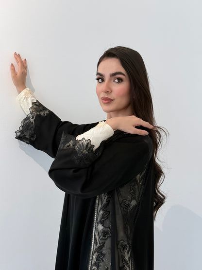 O 333 Noir Royal Abaya ✨