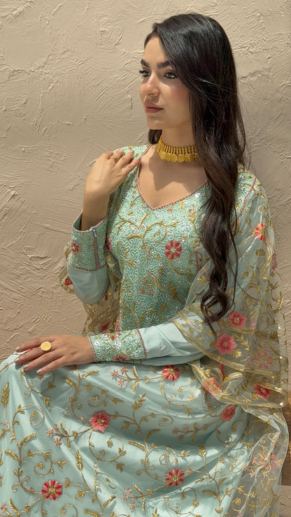 O 218 Emirati Bloom Couture Dress