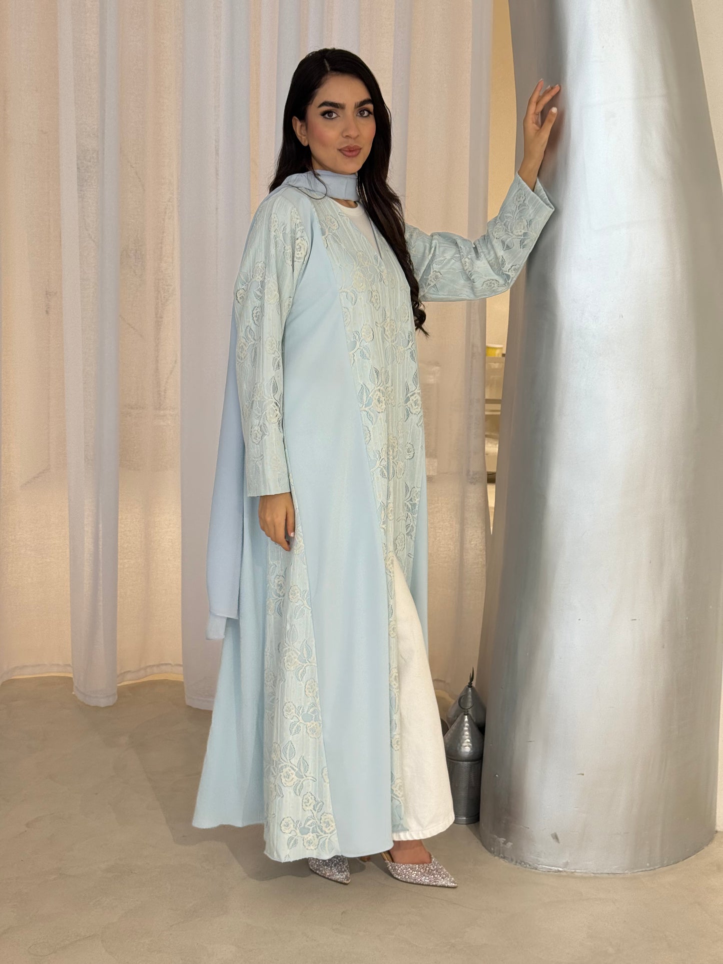 O 357    Soft Flow Abaya🌿