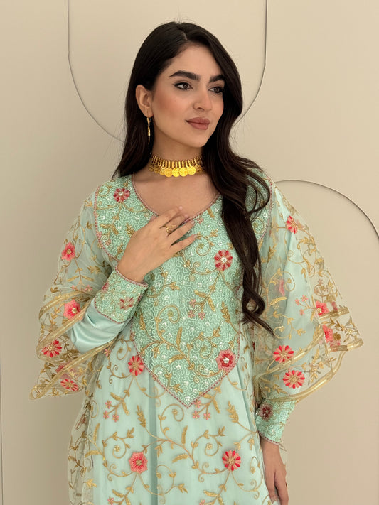 O 218 Emirati Bloom Couture Dress