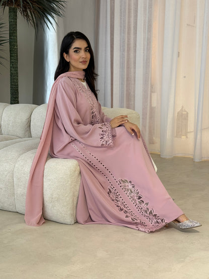 O 354  Luna Summer Abaya 💛