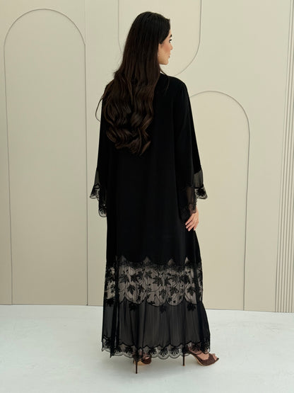 O 316 Nada Noir Couture Abaya