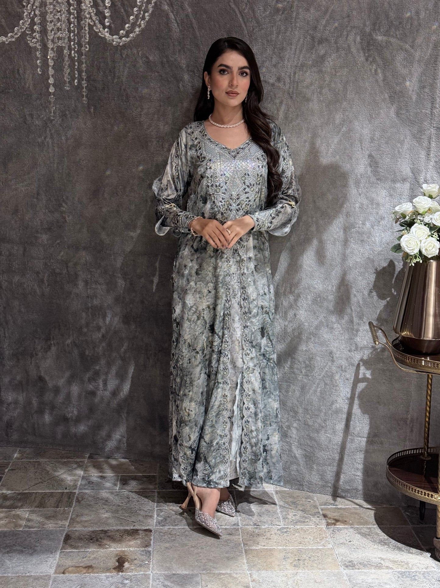 O 328 Élora Satin Chiffon Set ✨