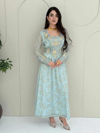 O 321 French Lace 3D Elegance Couture Dress