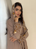 O 356 Embroidered Grace Abaya🩵