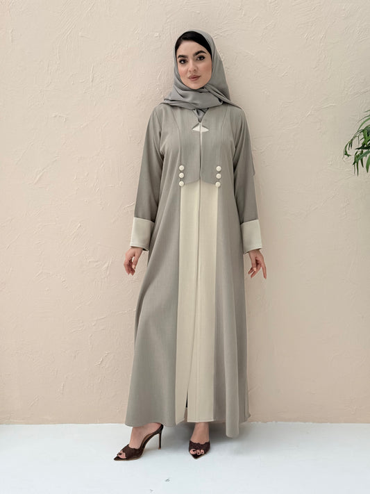 O 309 Linen Daily Abaya