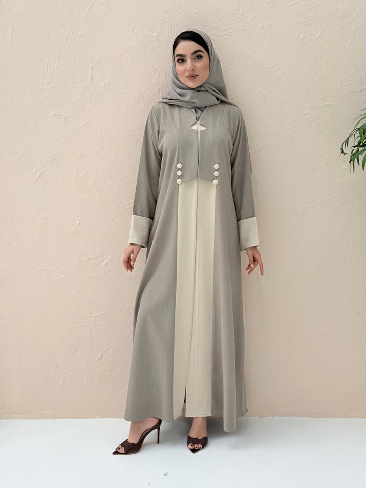 O 309 Linen Daily Abaya