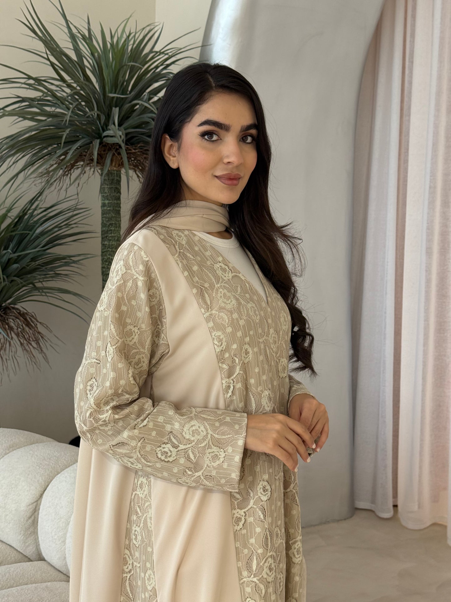 O 357    Soft Flow Abaya🌿