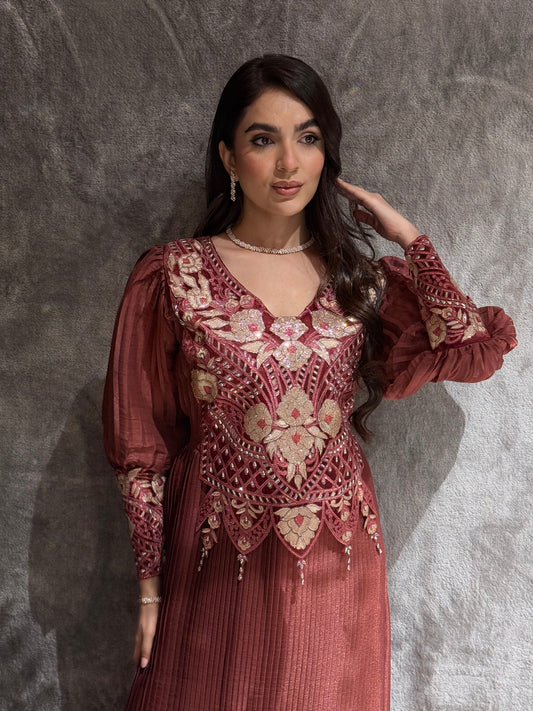 O 326 ✨ Crushed Elegance Dress ✨