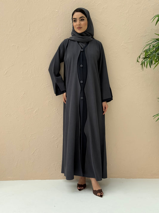 O 312 Layered Dress Abaya