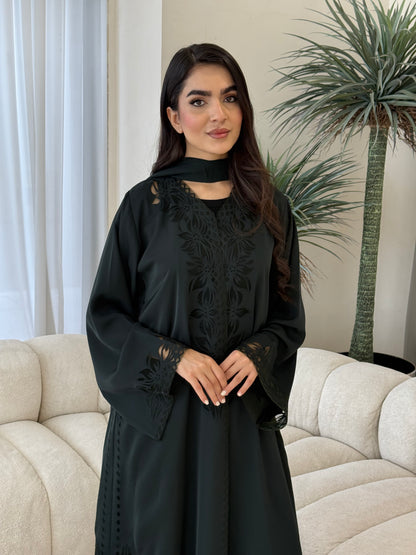 O 354  Luna Summer Abaya 💛