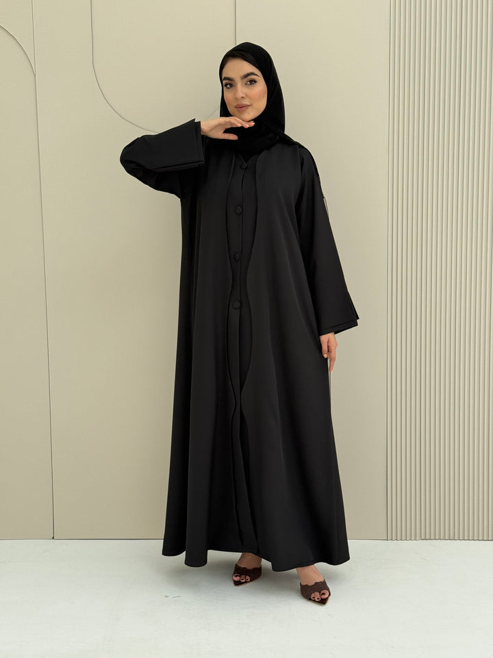 O 312  Layered Dress Abaya