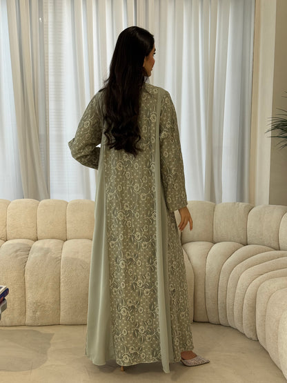 O 357    Soft Flow Abaya🌿