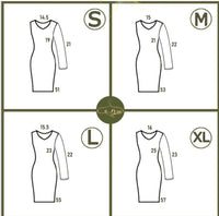 dress measurement chart 