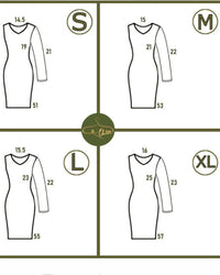dress sizing chart O